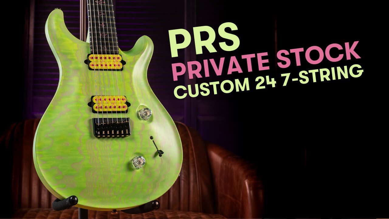 That's A Hot Piece of Ash - Completely Unique PRS Private Stock Custom 24 7-String