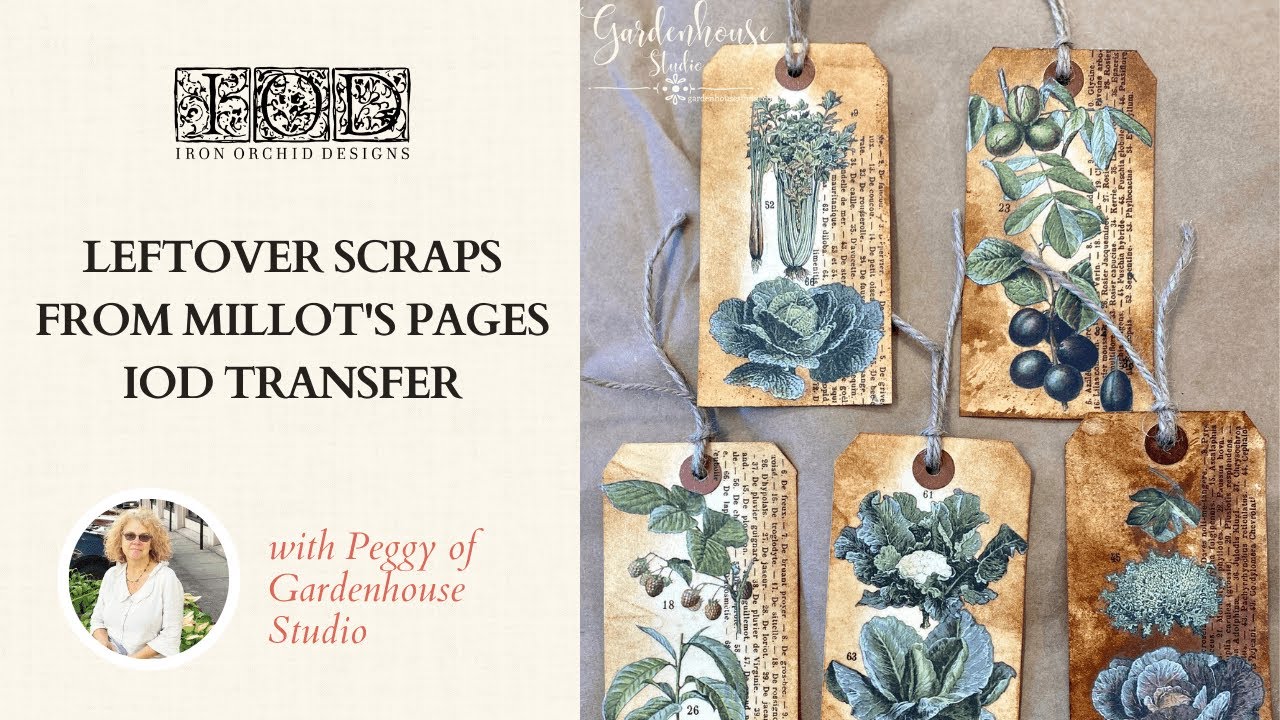 Save Those Leftover Transfer Scraps | Millot's Pages | Decor Transfer