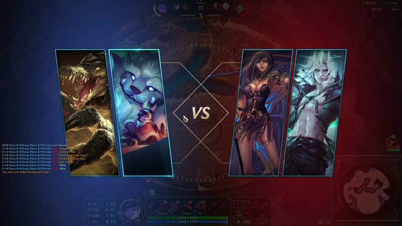 LoL Arena 3rd place Nunu+Renekton