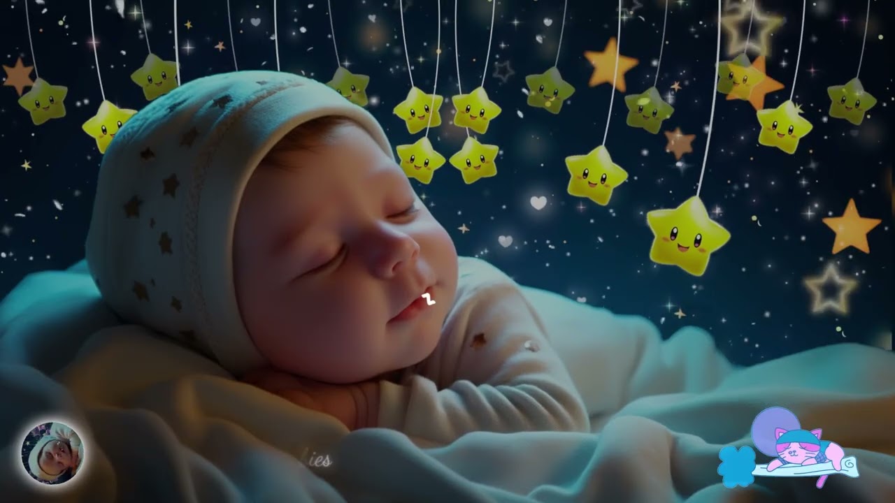 Baby Sleep Music 🎵 Baby Sleep Instantly in 3 Minutes 💫 Deep Calm Night 🌙 Mozart & Brahms Lullabies