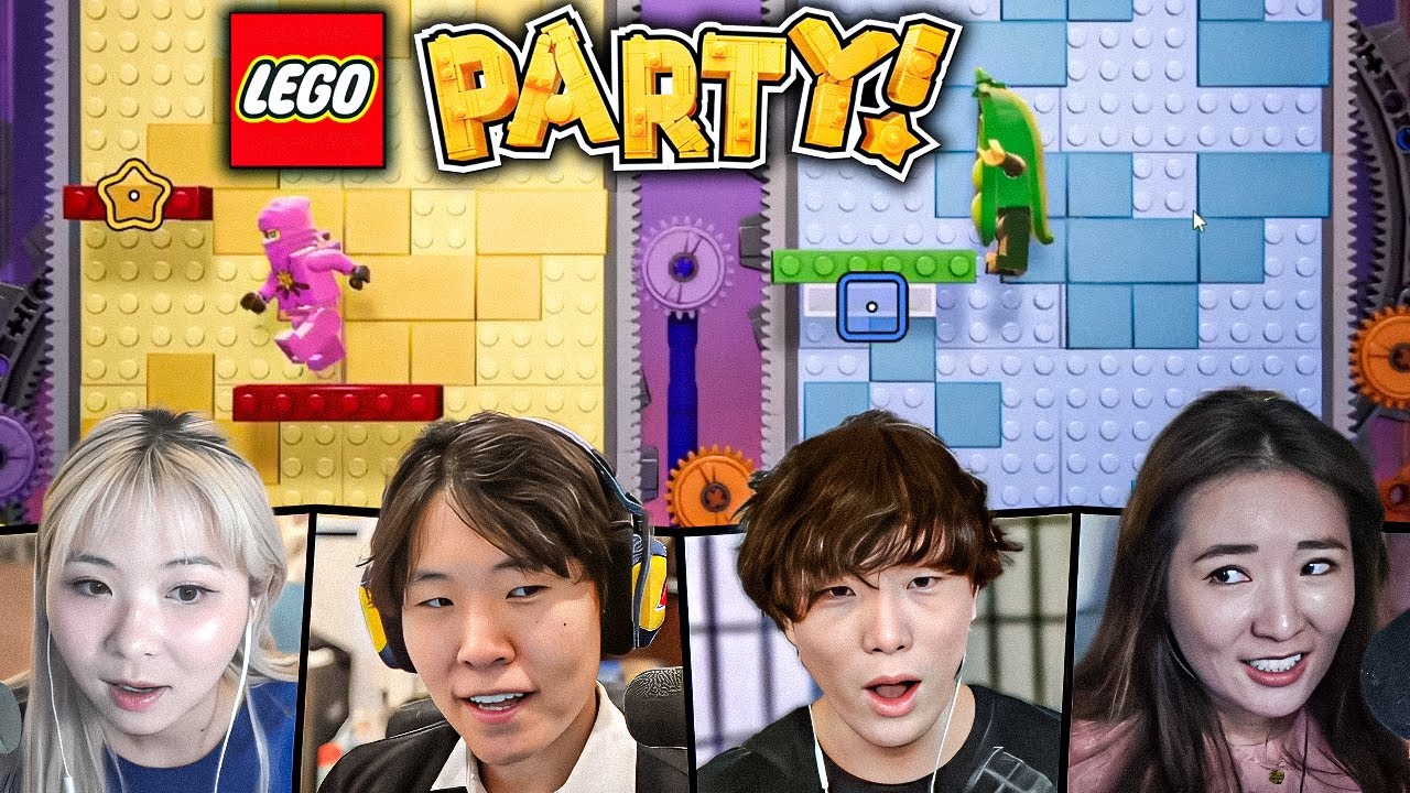 (MultiCam) Sykkuno Goes DEMON MODE in Lego Party | Ft. Toast, EmilyWang, Yvonne