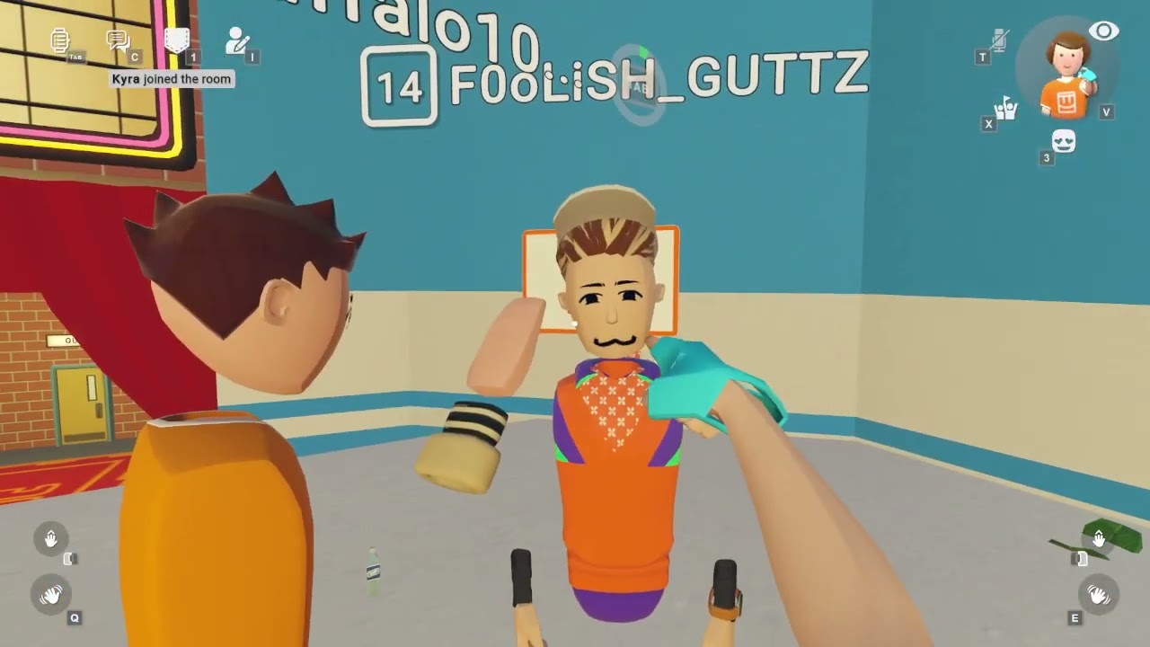 (Patched) Me hacking on rec room [Sandbox_Wall]