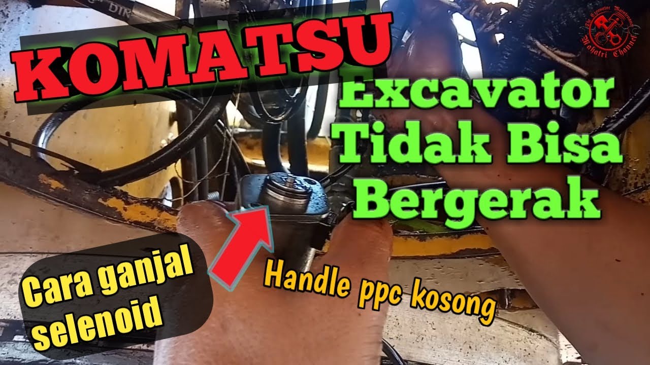 Mengatasi Masalah Excavator Tidak Bisa Bergerak - Komatsu Pc130-7