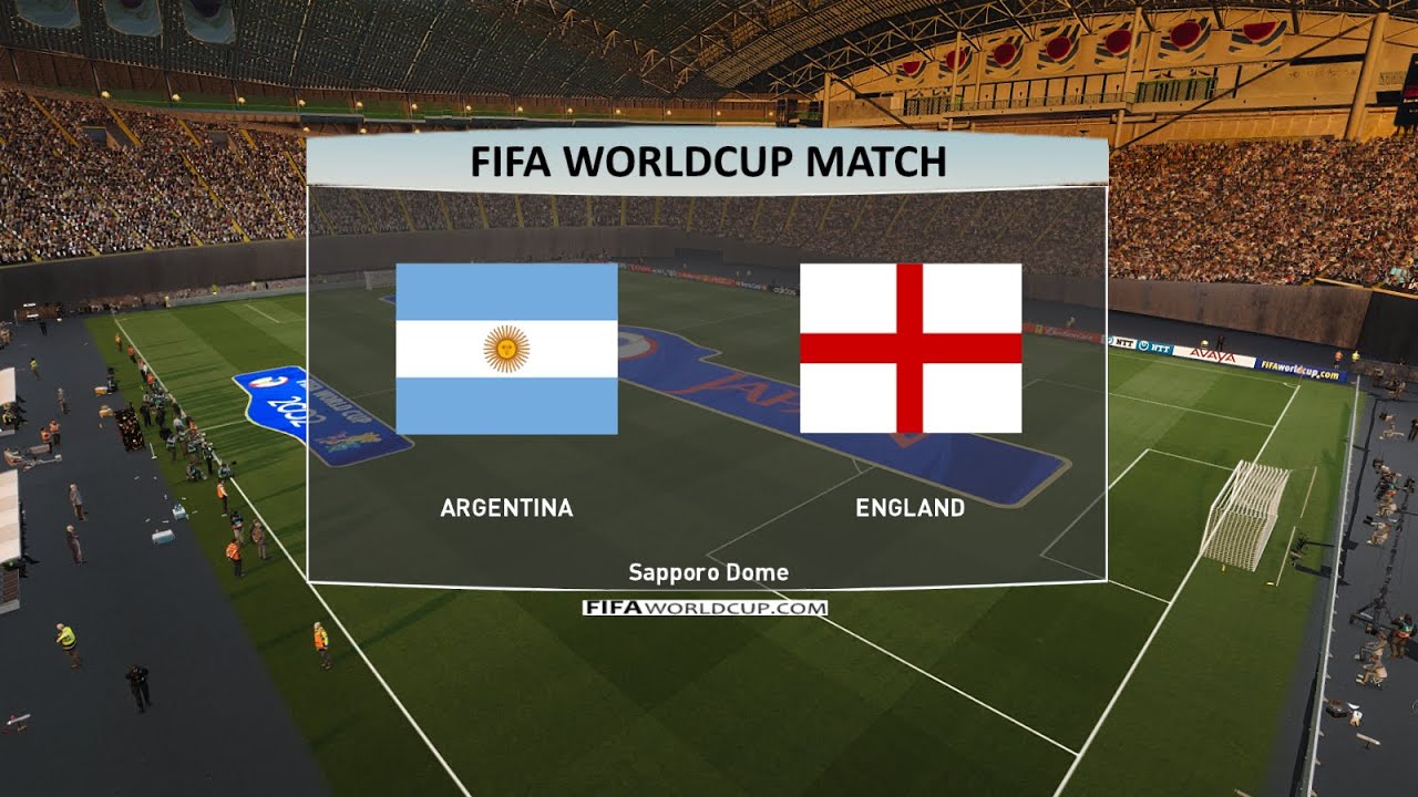 Argentina vs England | Group Stage #WorldCup 2002 | PES 2021 PC