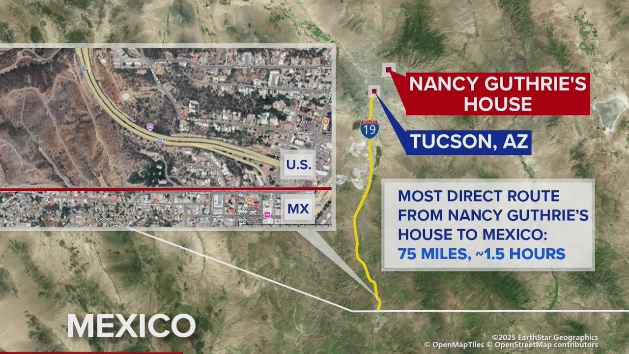 Nancy Guthrie search goes south of the border | Morning in America