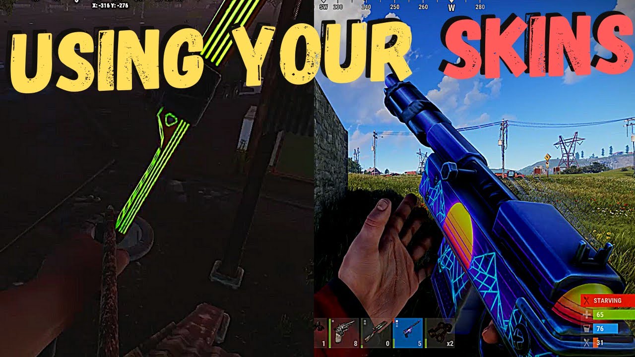 How to Equip and Change Skins | Rust Console Guide (Xbox and Playstation)