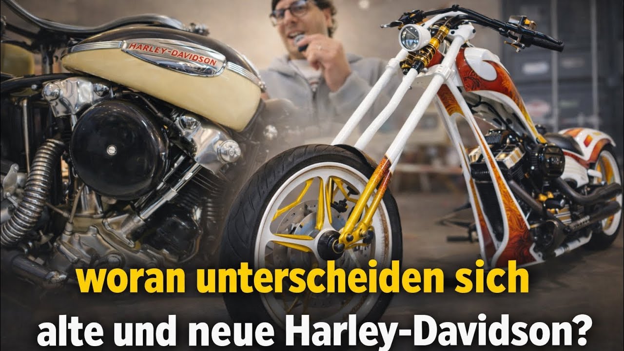 Sehen alle Harleys gleich aus? Alte vs. 2025er Harley im direkten Vergleich