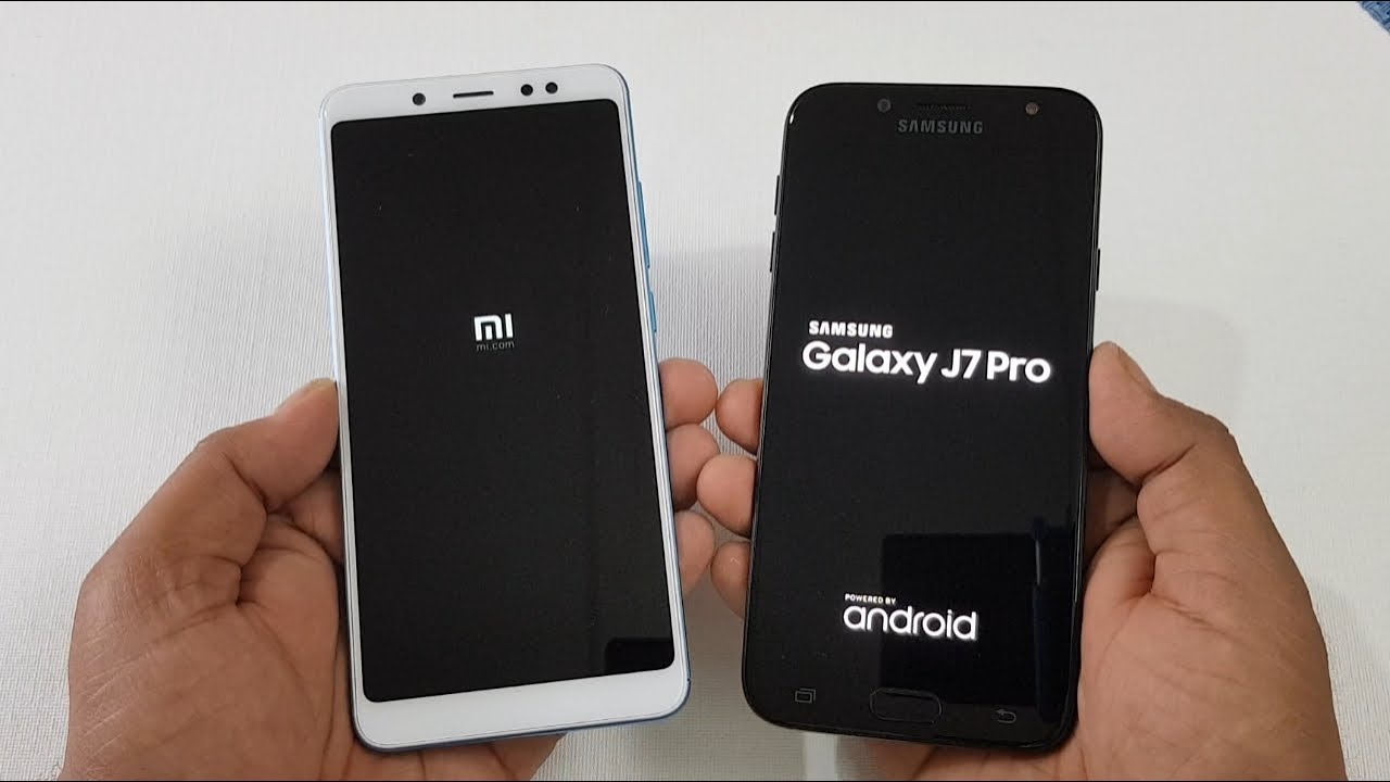 Redmi Note 5 Pro vs Samsung J7 Pro SPEED TEST COMPARISON !