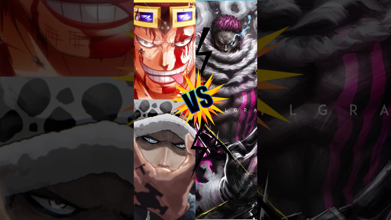 Kid y Law 🆚 Katakuri #law #kid #katakuri #yonko #onepiece #luffy #haki #anime #frutasdeldiablo