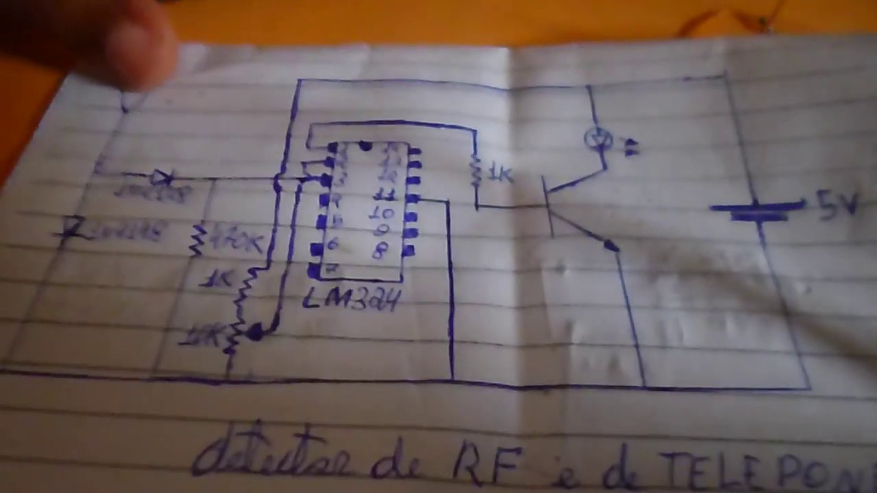 como fazer um detector de rf caseiro