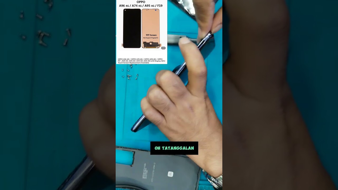 oppo a95 4g changed lcd/ oppo a95 4g instalation lcd