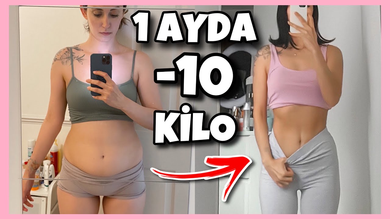 1 AYDA 10 KİLO VERMEK İÇİN BİR GÜN BOYUNCA NELER YAPIYORUM?