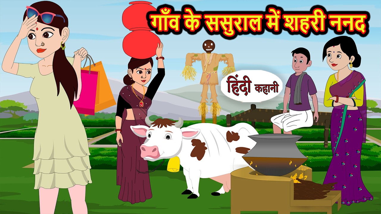 गाँव के ससुराल में शहरी ननद Stories in Hindi | Bedtime Stories | Fairy Tales | Moral Story | Kahani