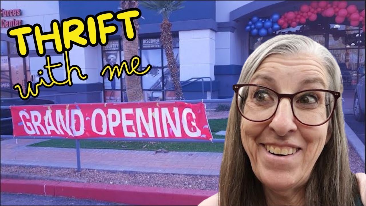 SALVATION ARMY WAS HAVING A GRAND OPENING! Thrift With Me | Tour My Inventory Rooms