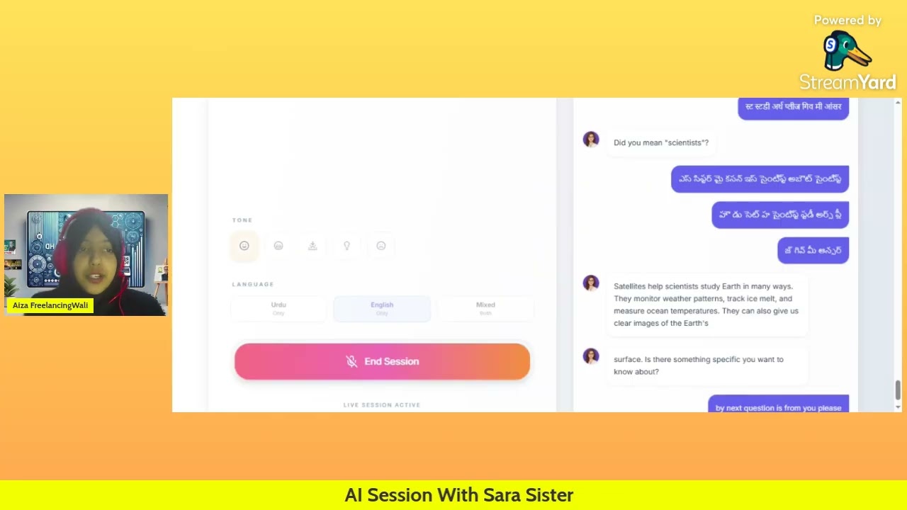 AI Session With Sara Sister