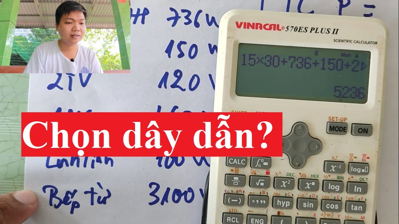 TÍNH TOÁN CHỌN DÂY DẪN ĐIỆN VÀ CB