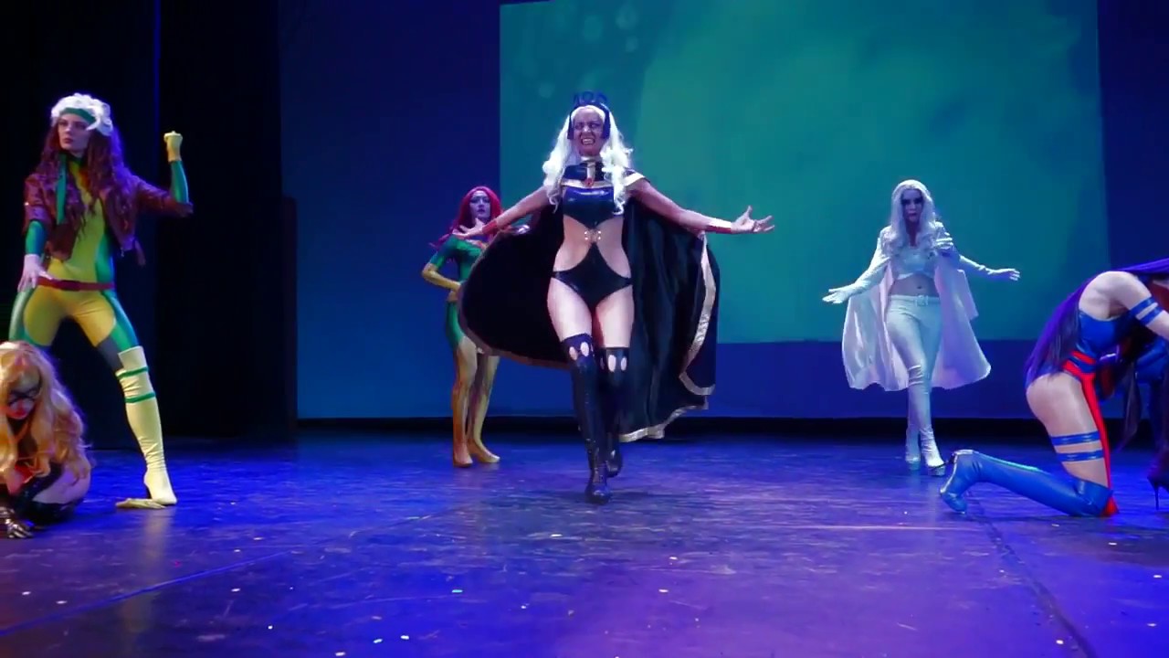 X MEN Cosplay Rogue Storm Jean Grey Psylocke Mystique Ms. Marvel Frost