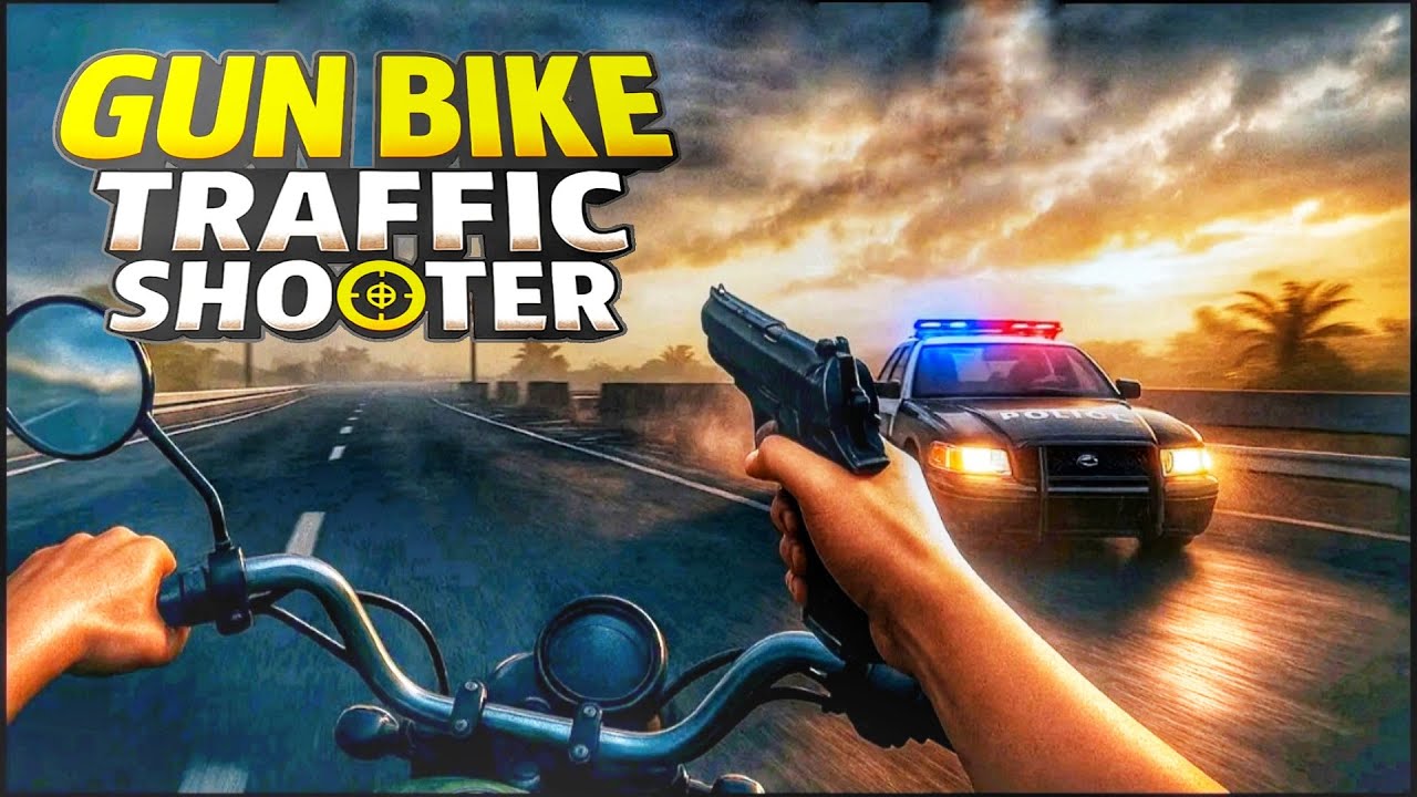 Gun Bike Traffic Shooter - First Look Gameplay