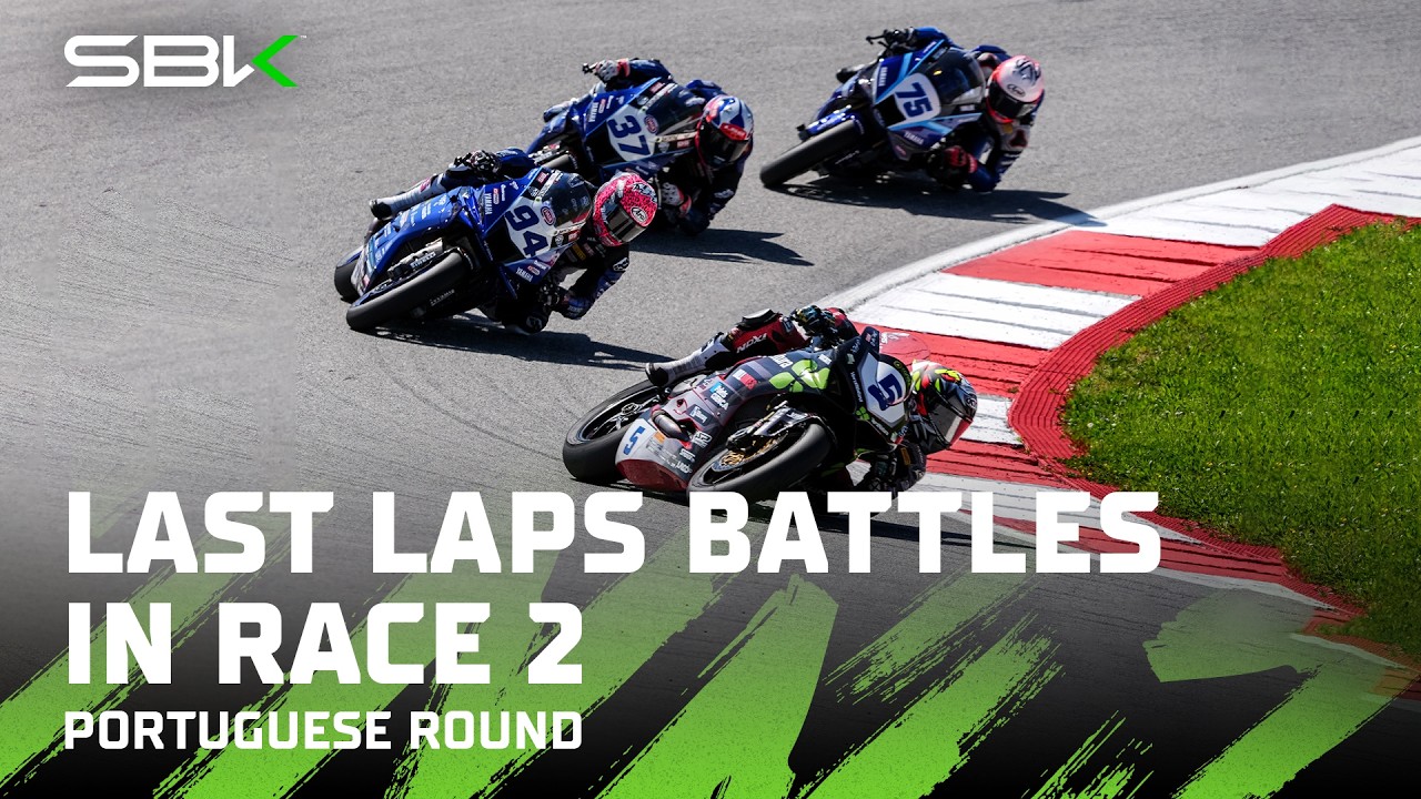 БЕЗУМНЫЕ ПОСЛЕДНИЕ КРУГИ: Последние 3 круга второй гонки WorldSSP ⚔️ | 2026 #PortugueseWorldSBK 🇵🇹