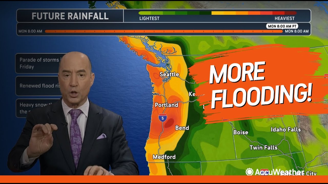 NEW Flooding Surge for Washington, Oregon!