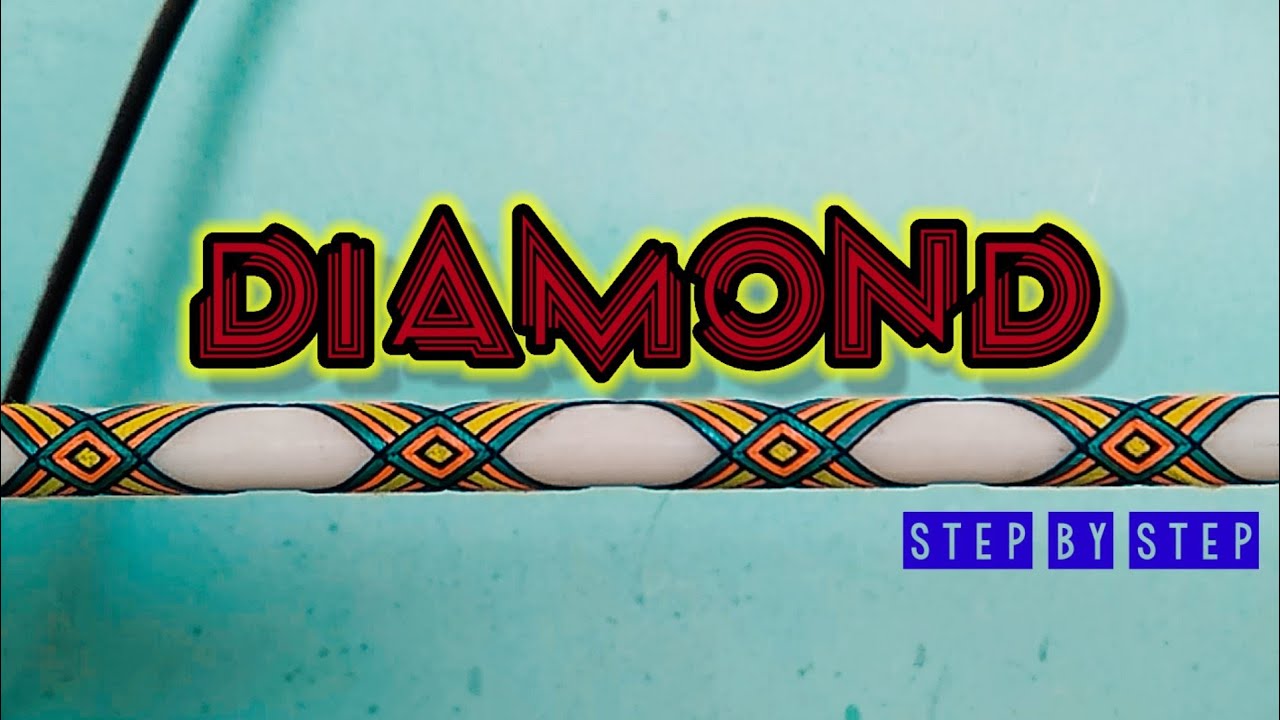 #tutorial melilit/#wrapping joran motif diamond