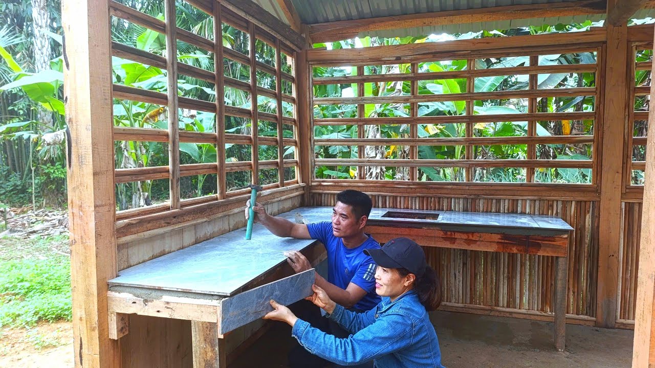 Diary of working together to build a new kitchen. Make a beautiful wooden kitchen cabinet.