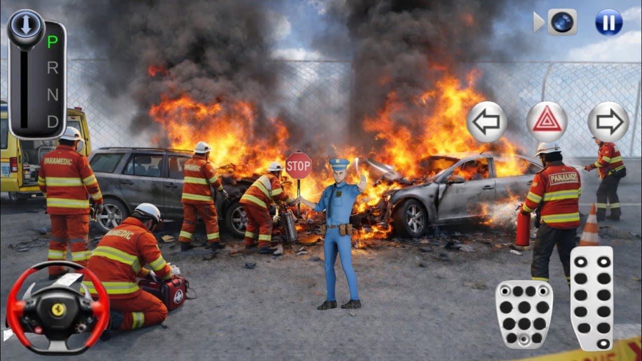 New🔥Range rover✈️ Are Crashed on🏎️ highway || Adventure movement XUV accident || 3d driving class 2 
