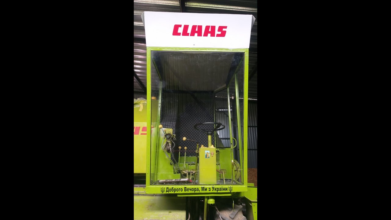 Бомбезний варіант саморобної кабіни на Claas Compact