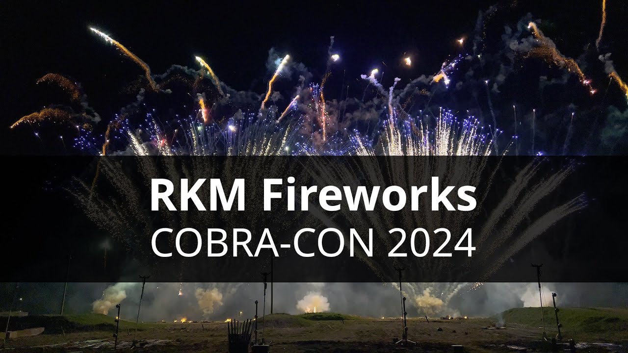 RKM Fireworks - COBRA-CON 2024 - Closing Pyromusical Display