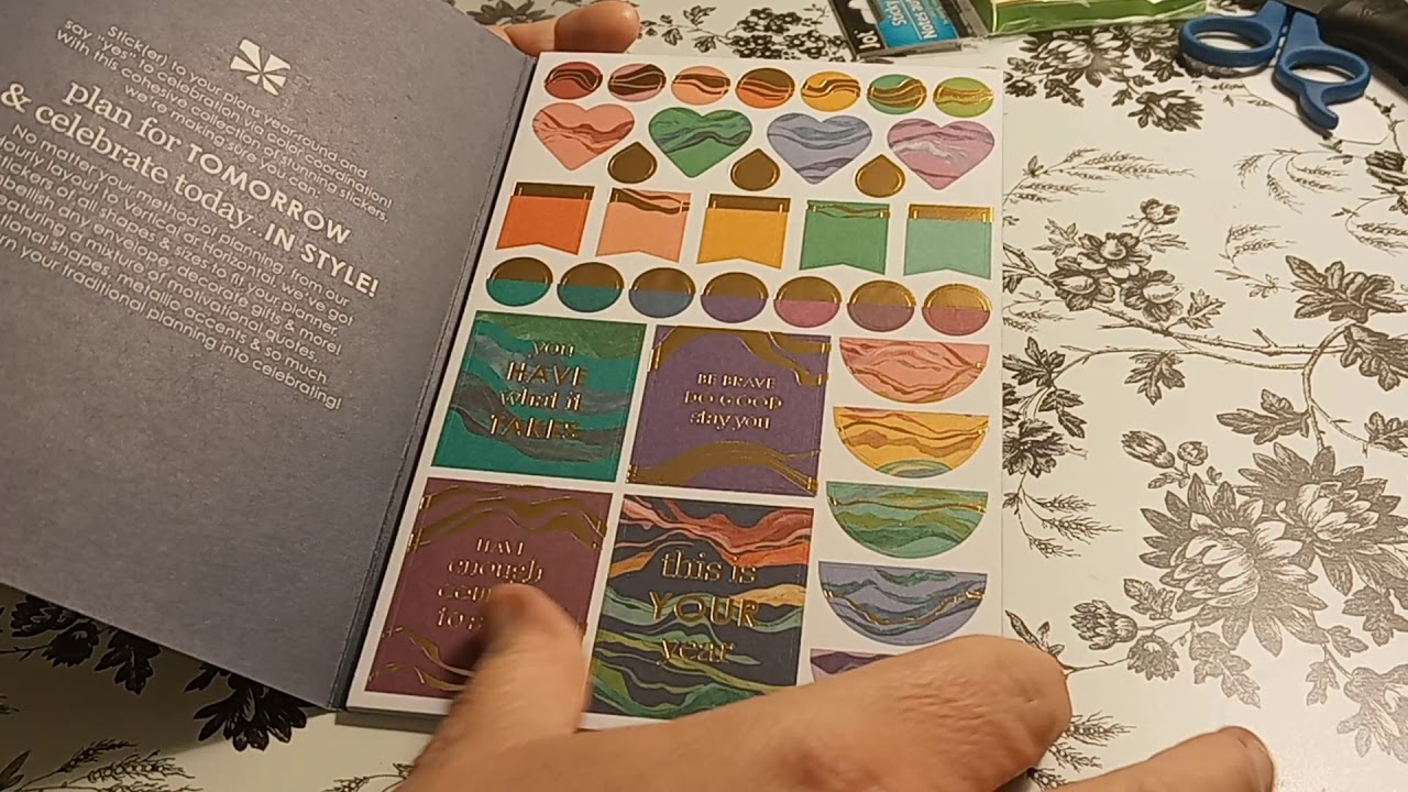 Erin Condren Sticker Book Flipthrough / Layers Sticker Book