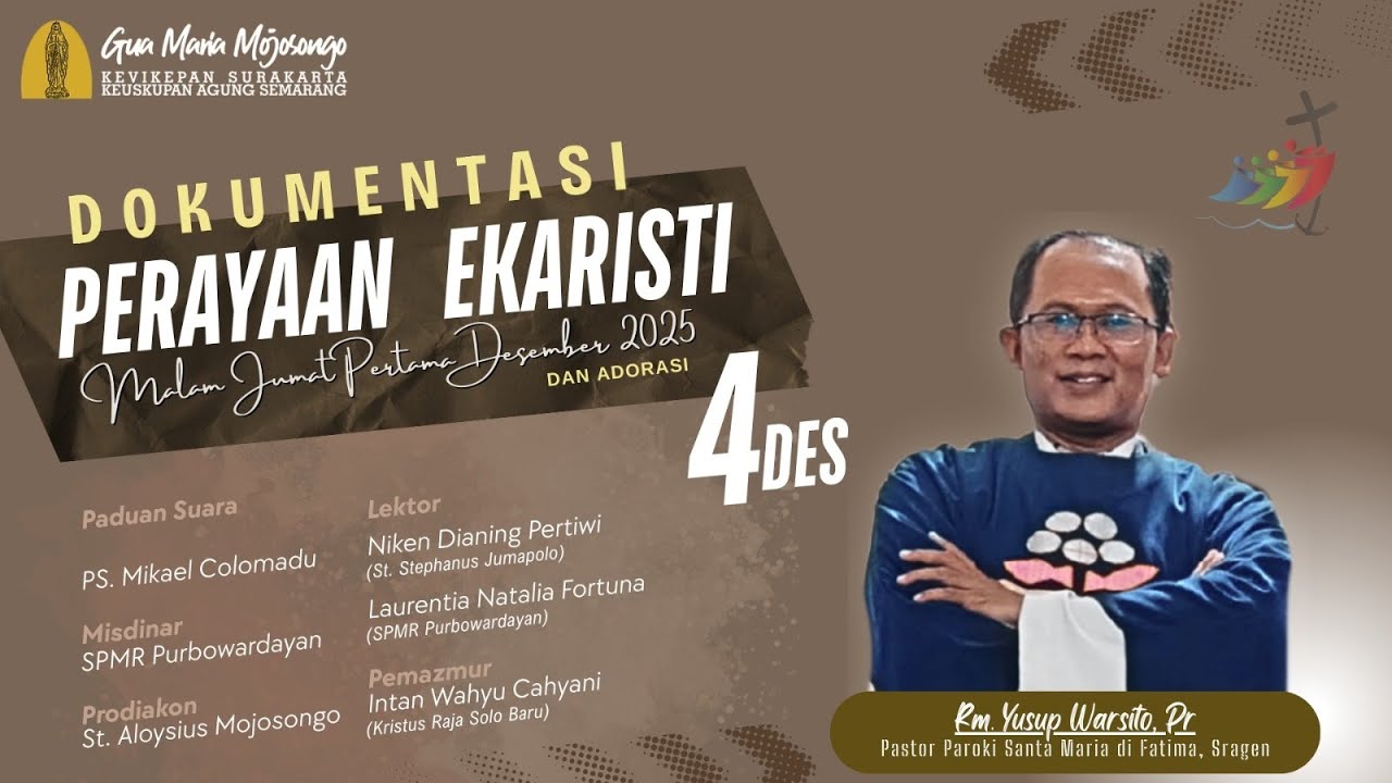 Dokumentasi Perayaan Ekaristi Malam Jumat Pertama Bulan Desember 2025