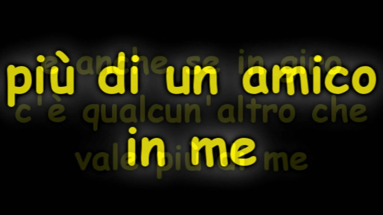 Hai Un Amico In Me - Riccardo Cocciante (Testo) [Sigla Toy Story]