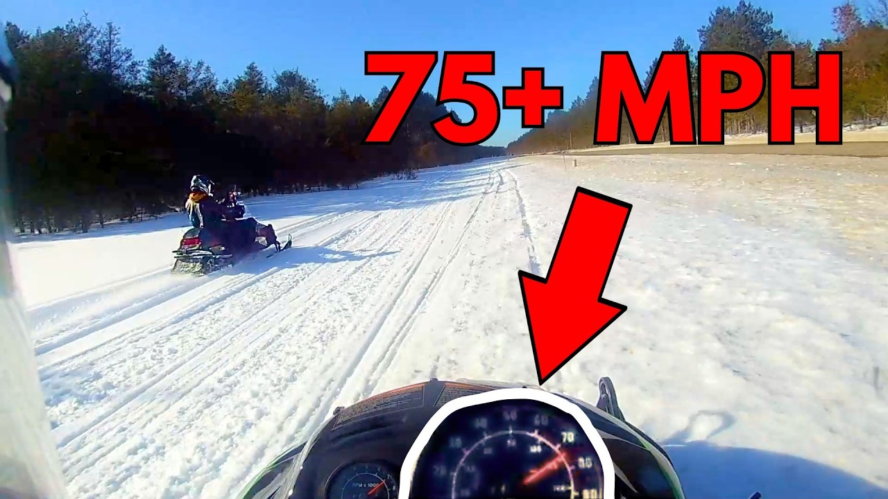 RIPPING My Arctic Cat ZL440 With Tanner And Leo On Northern Michigan Trails