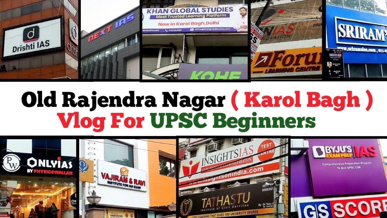 Old Rajendra Nagar Vlog for UPSC Aspirants | by Mr Aspirant