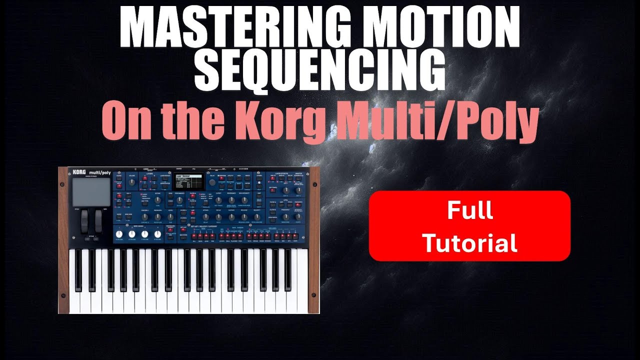Освоение последовательности движений на Korg Multi/Poly — полное руководство!