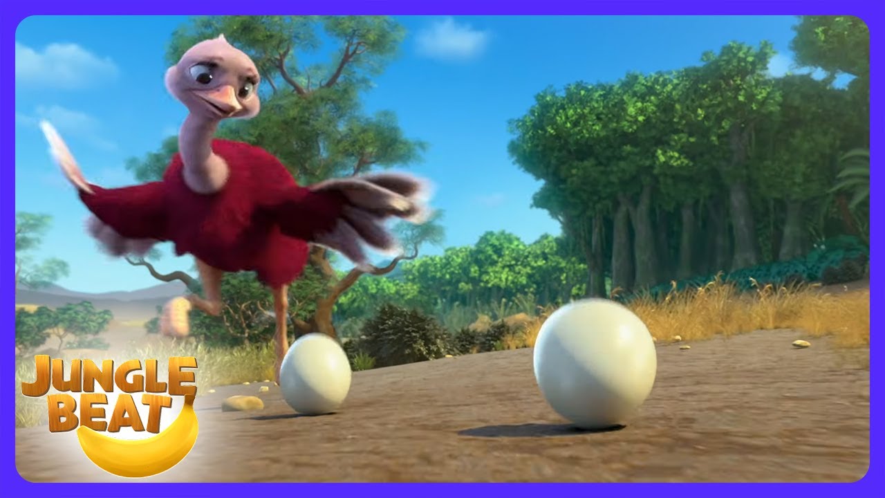 Jungle Beat - Vild æggejagt! | Kindertelevisie | WildBrain Tekenfilm Stad