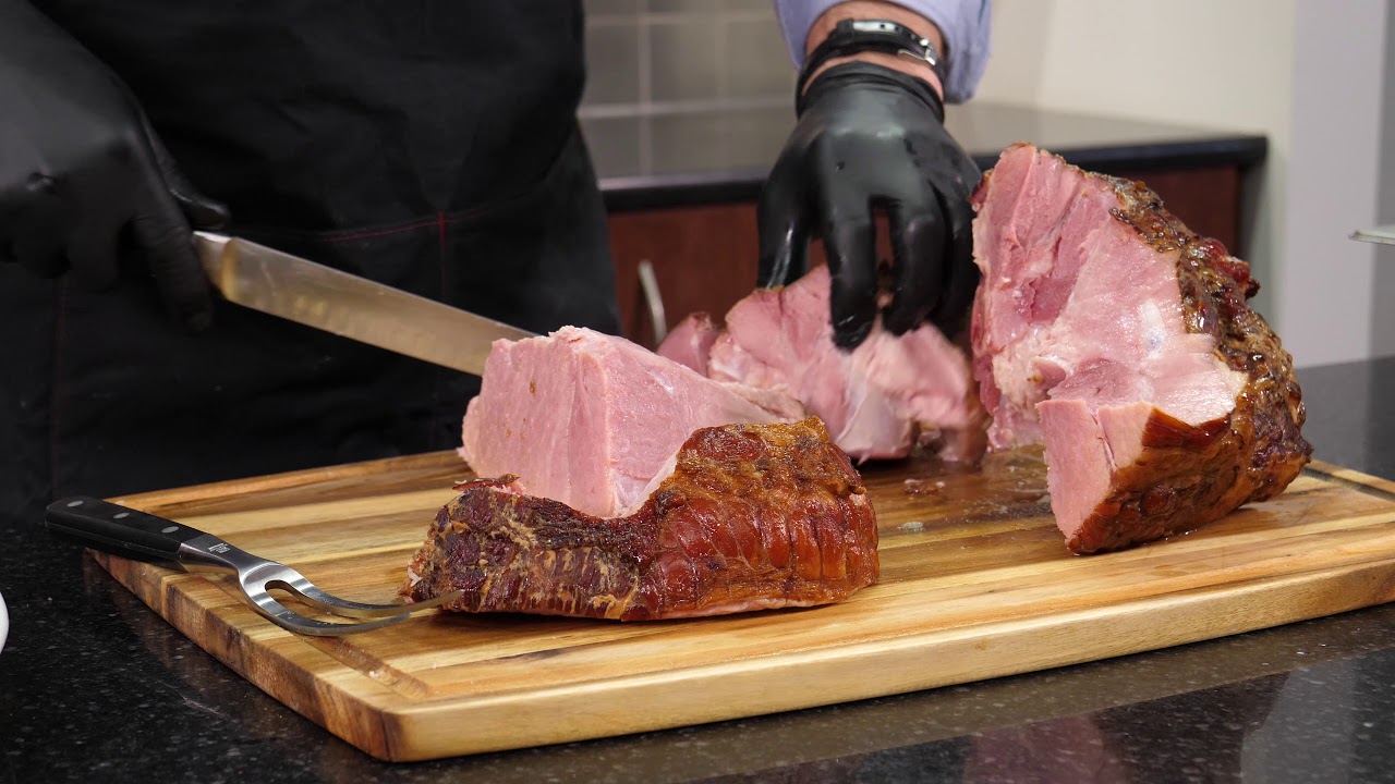How To Carve a Butt Portion Ham