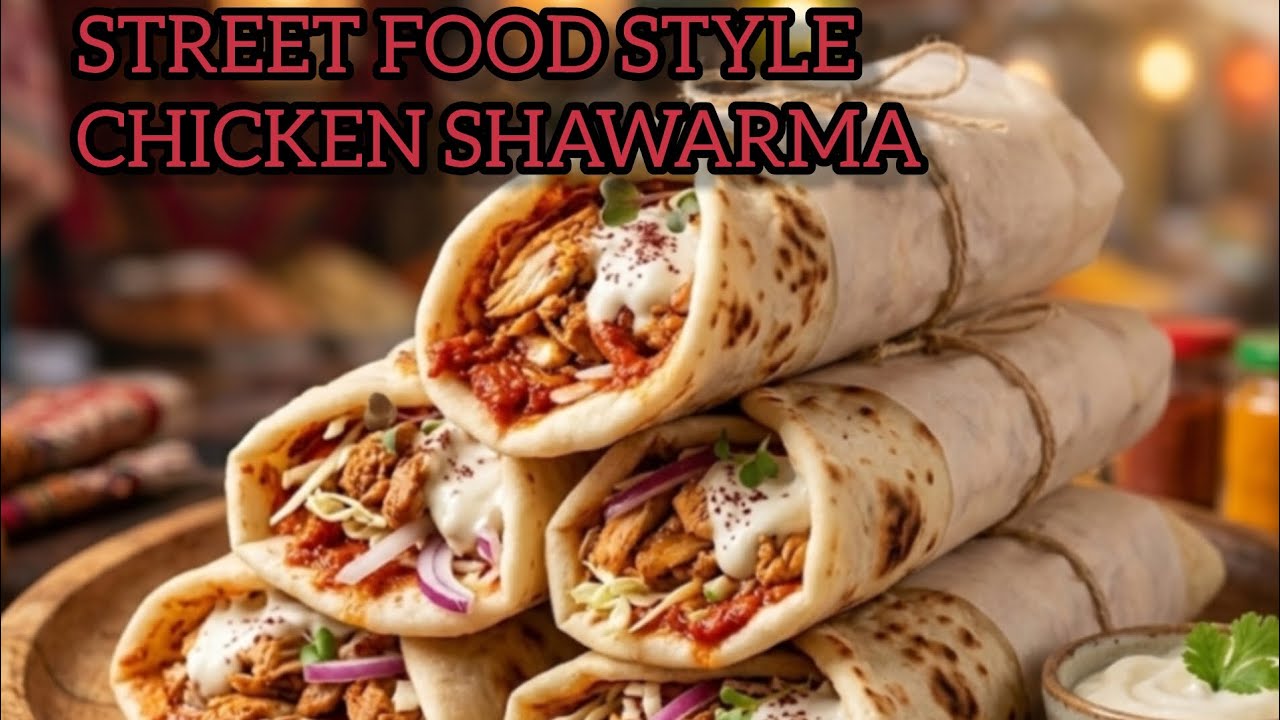 Desi Chicken Shawarma Recipe🔥 #Street Food Style Chicken Shawarma At Home #Chicken Shawarma #cooking