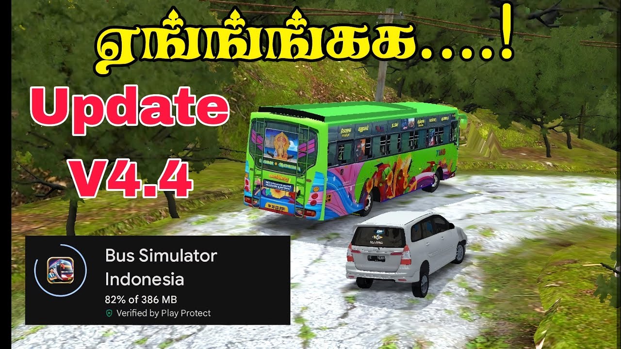 💥😟 BUSSID V4.4 UPDATE BUS SIMULATOR INDONESIA NEW MAP MOD NEW TN TRAFFIC MOD TAMIL 