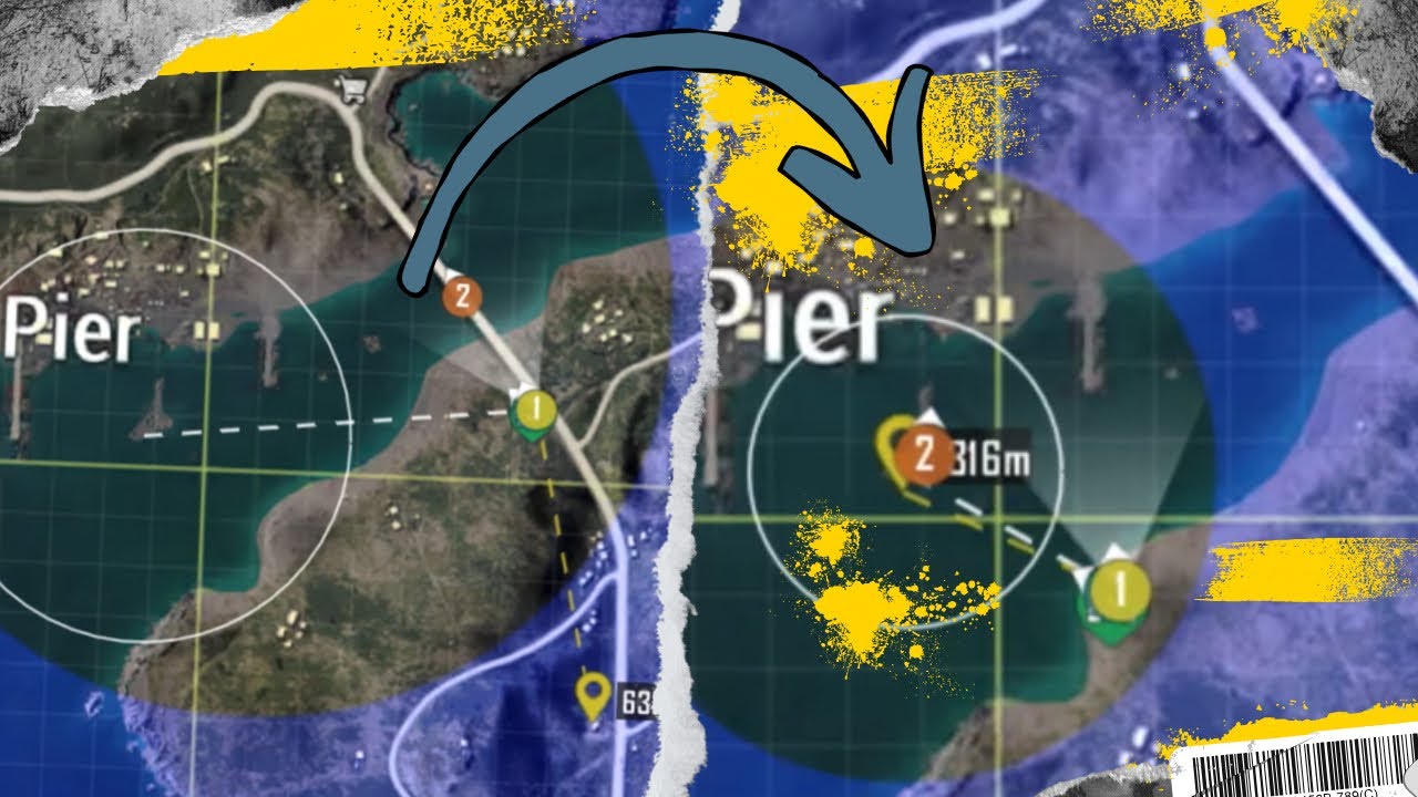 WWCD🚀Impossible Zone entry☠️ IGL POV✅ ZONE prediction🗿#bgmi 