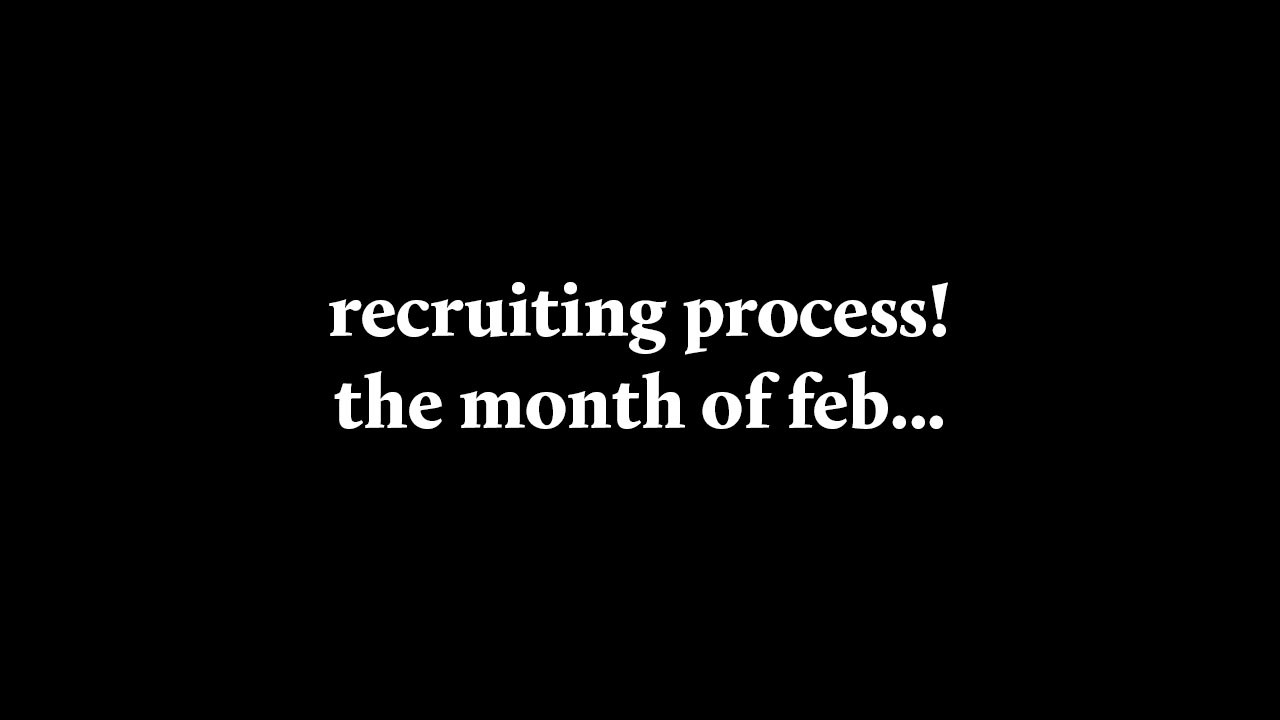 feb 2026- getting my first job!