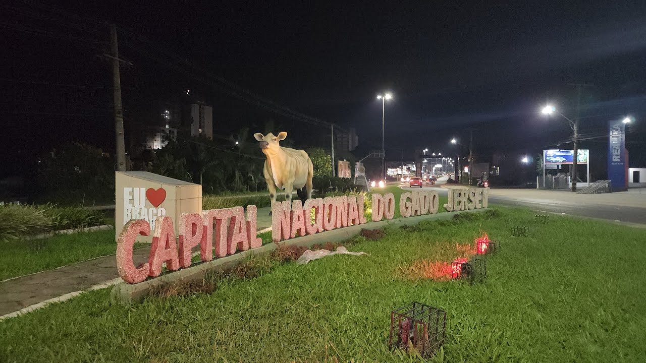 Braço do Norte SC.. dia  27.04.2024 .um passeio noturno
