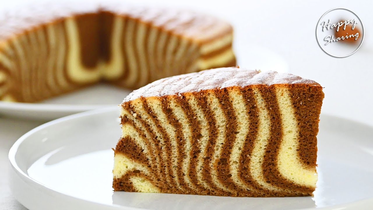 怎樣做層次分明又柔軟的斑馬蛋糕？只需做好這兩步 |  How to make soft and beautiful zebra cake| Cómo hacer pastel de cebra
