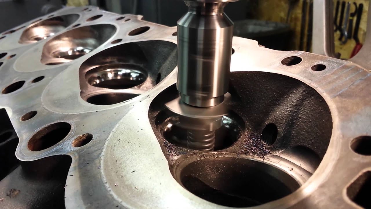 Bridgeport Seat Cutting CPMotorworks Head Fixture