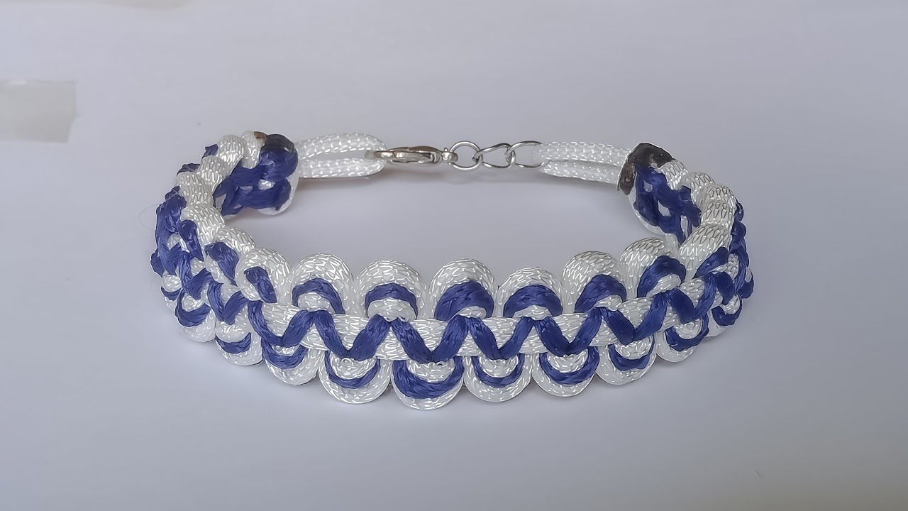 How to make bracelet with thread | Easy bracelet making at home | jewellery making at home.