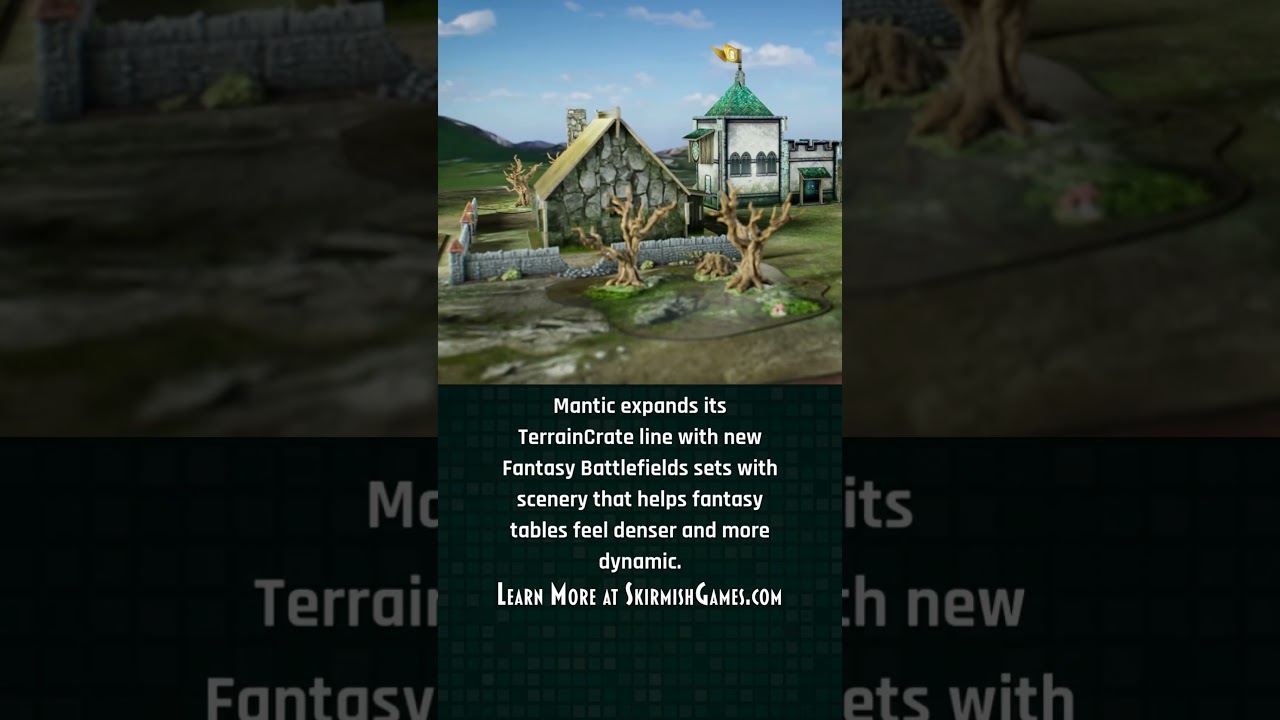 New Mantic TerrainCrate Fantasy Battlefields Revealed