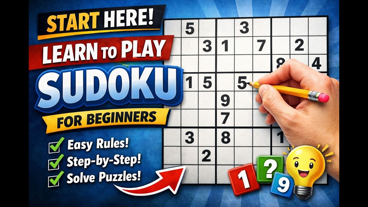 Learn to Play Sudoku for Beginners | Easy Step-by-Step Tutorial