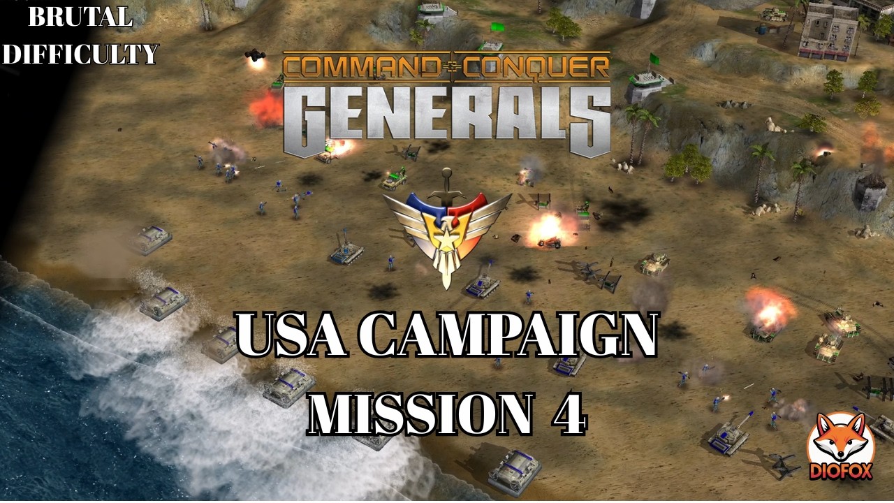 Command & Conquer Generals USA Campaign Mission 4 – Operation: Stormbringer (Brutal Difficulty)