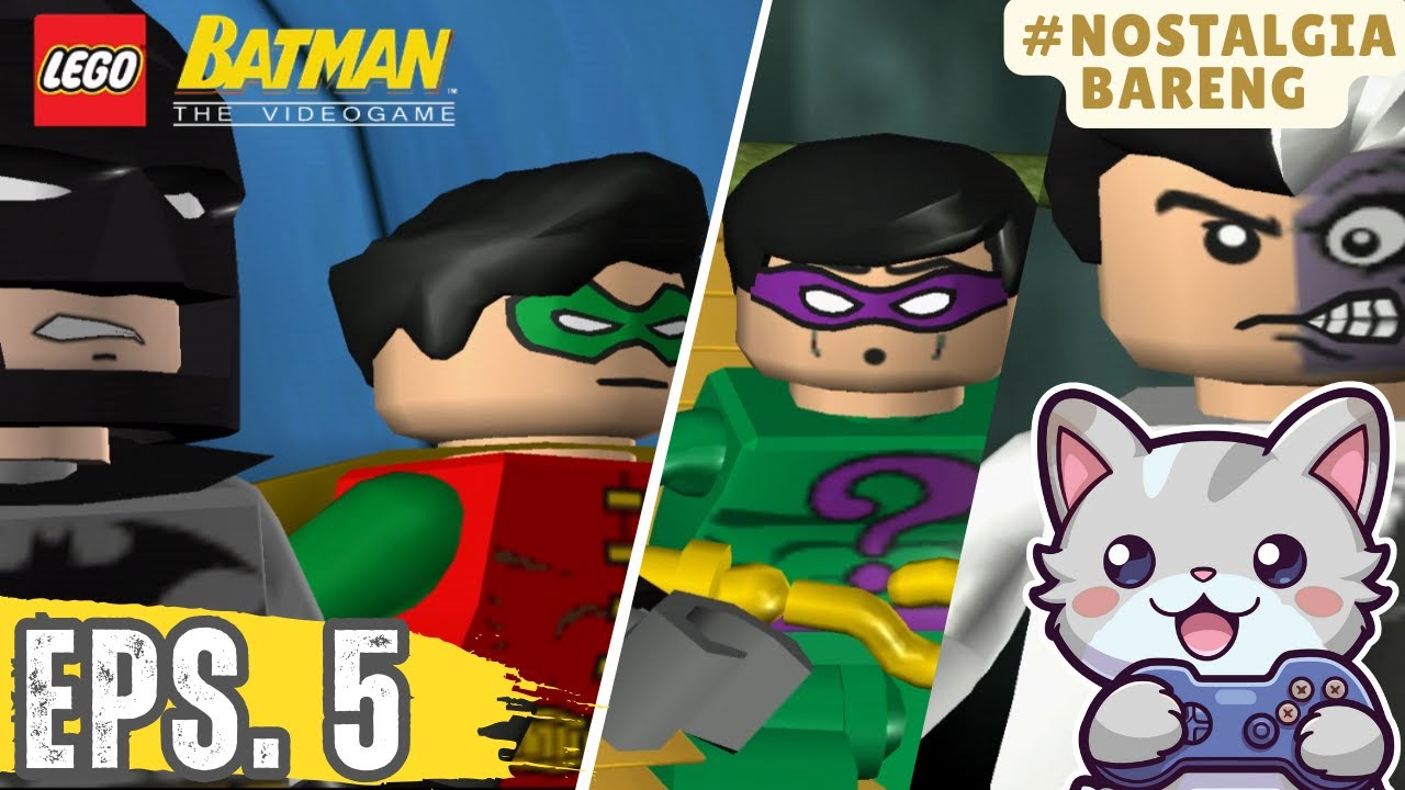 MELAWAN THE RIDDLER DAN TWO FACE | Lego Batman Epsisode 5