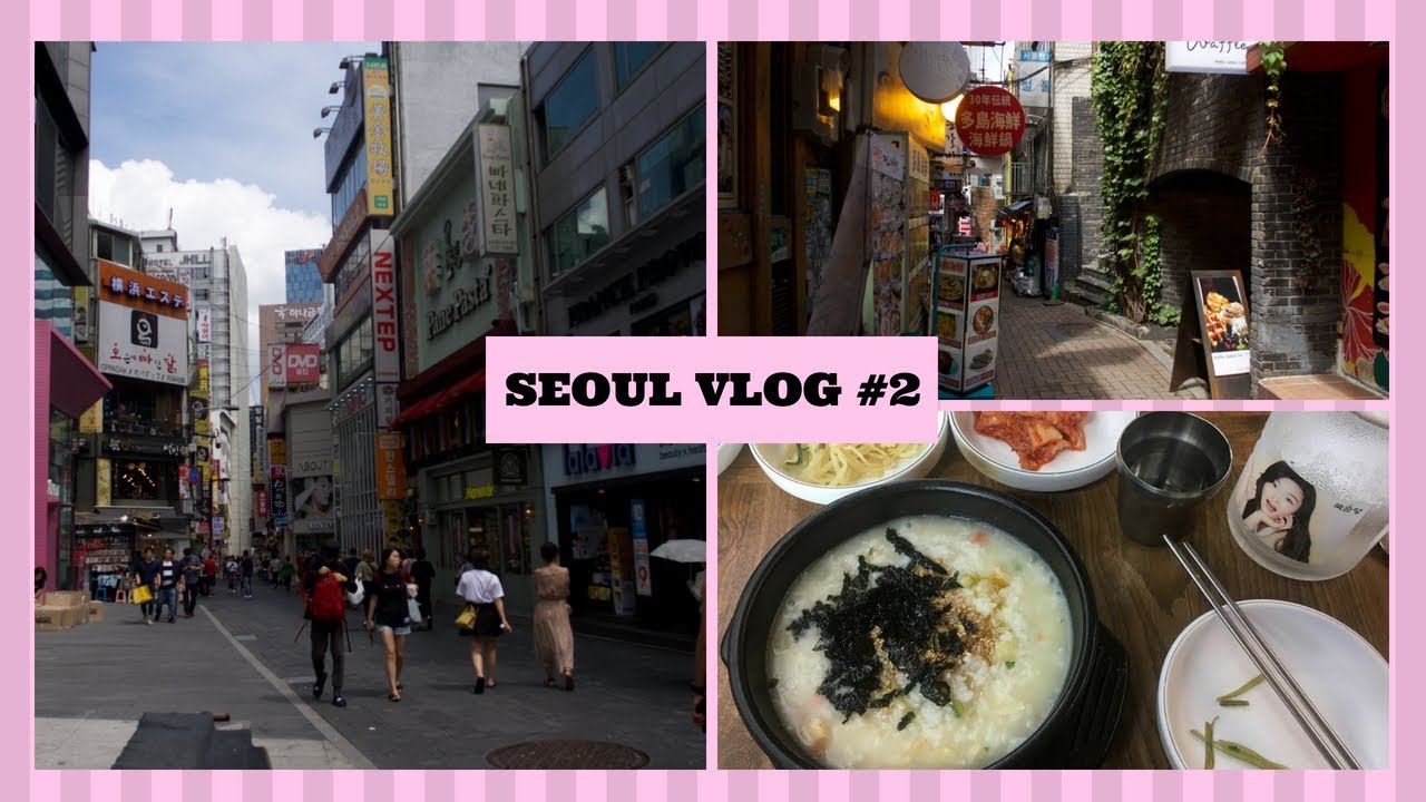 Underground shopping, Lunch at Myeongdong + Orientation Day. |Seoul Vlog #2